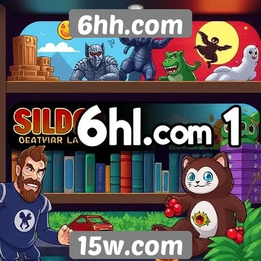 Explorando a biblioteca de jogos do site 6hh.com
