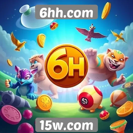 Exploração da biblioteca de jogos disponíveis no 6hh.com